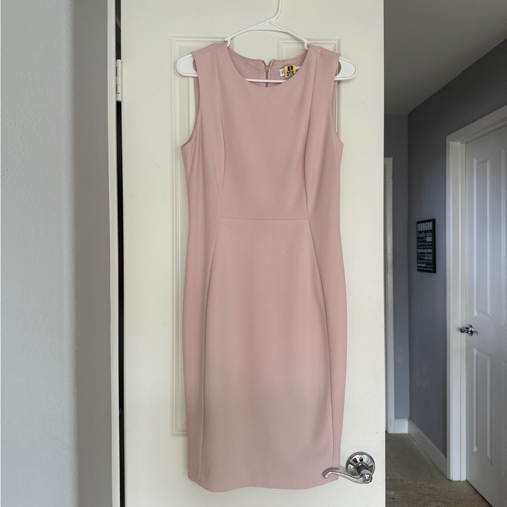 Calvin Klein Elegant Pink Sleeveless Dress